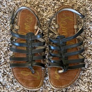 Sam Edelman black gladiator sandals